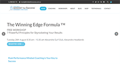 Desktop Screenshot of mindsetforsuccess.com.au